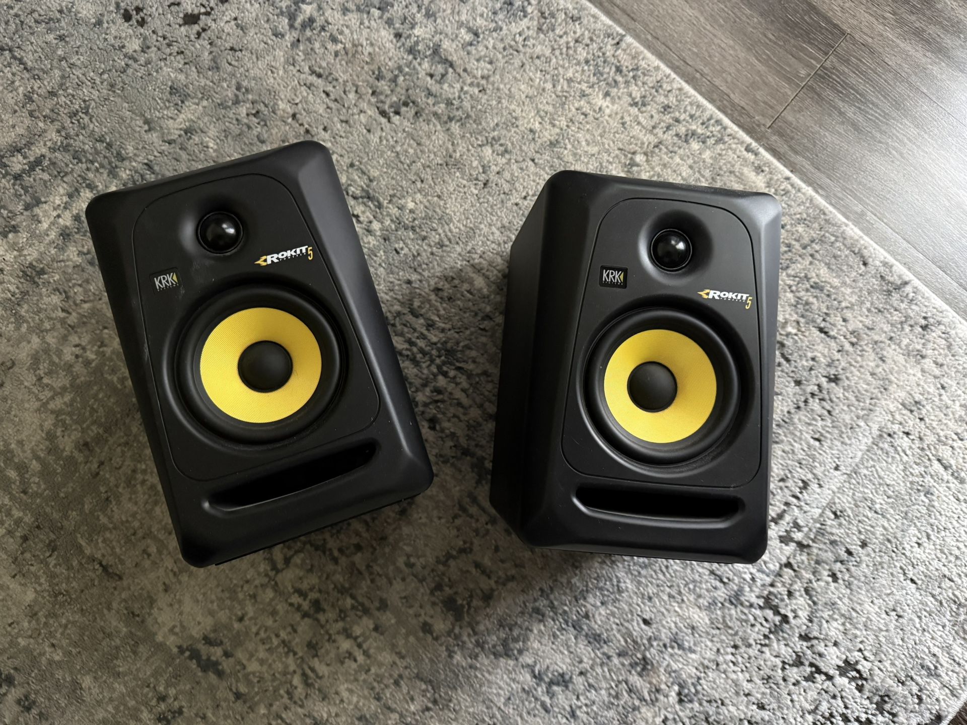 KRK Rokit 5 Studio Monitors (Pair) – Excellent Condition