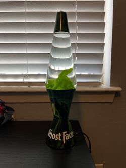 Ghost face lava lamp