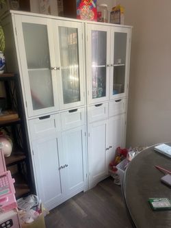 Betterhood 67" Tall Bathroom Storage Cabinet