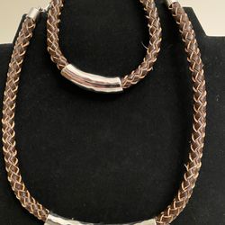 Premier Design “Organic” Necklace & Bracelet, NEW