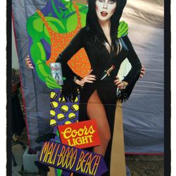☠️ ELVIRA ~ Mistress of the Dark ☠️ Life-Size Cardboard Cutout Promo's