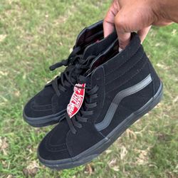 Vans Sk8 Hi Triple Black Sz10 DS