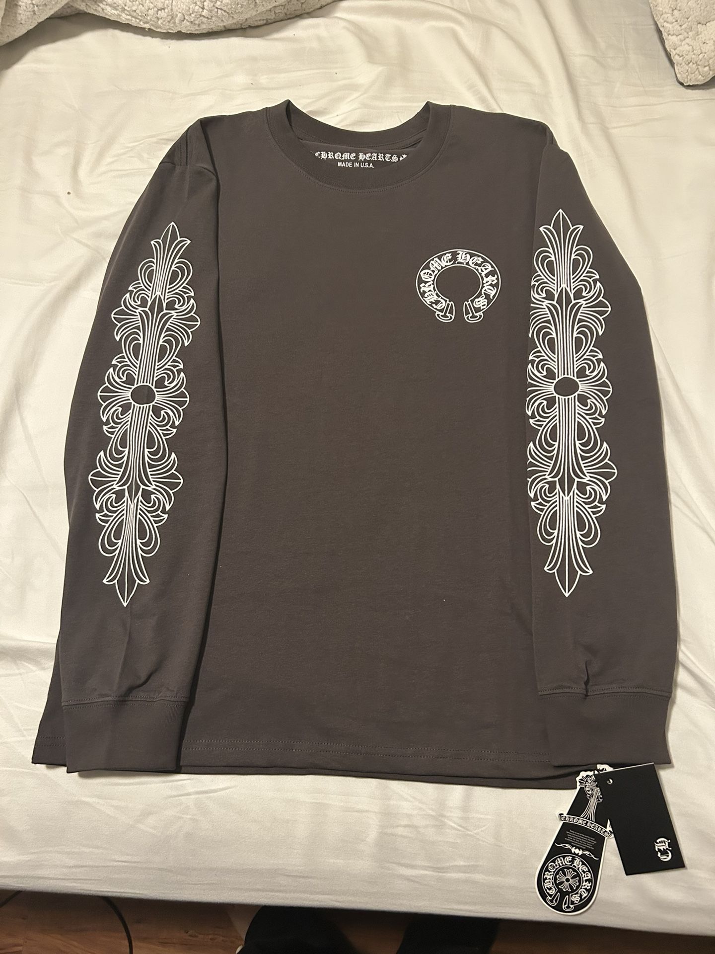 Chrom Hearts Long Sleeve Gray