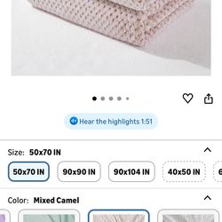 New Exclusivo Mezcla Fleece Throw Blanket