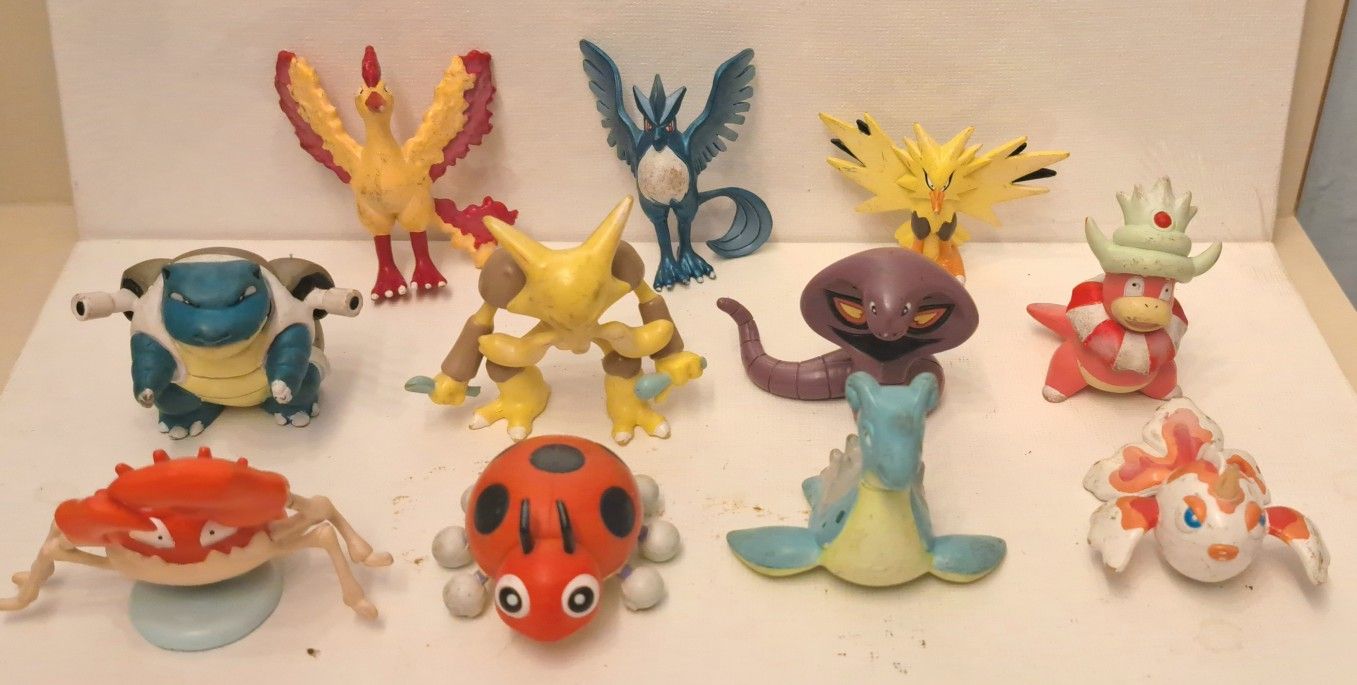 AUTHENTIC POKEMON TOMY FIGURES - BUNDLE OF 11 NINTENDO TOYS VINTAGE RARE JAPAN