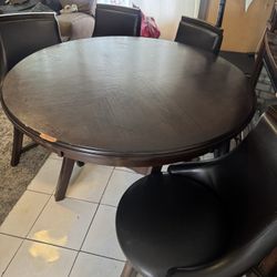 comedor Redondo con 6 Sillas 