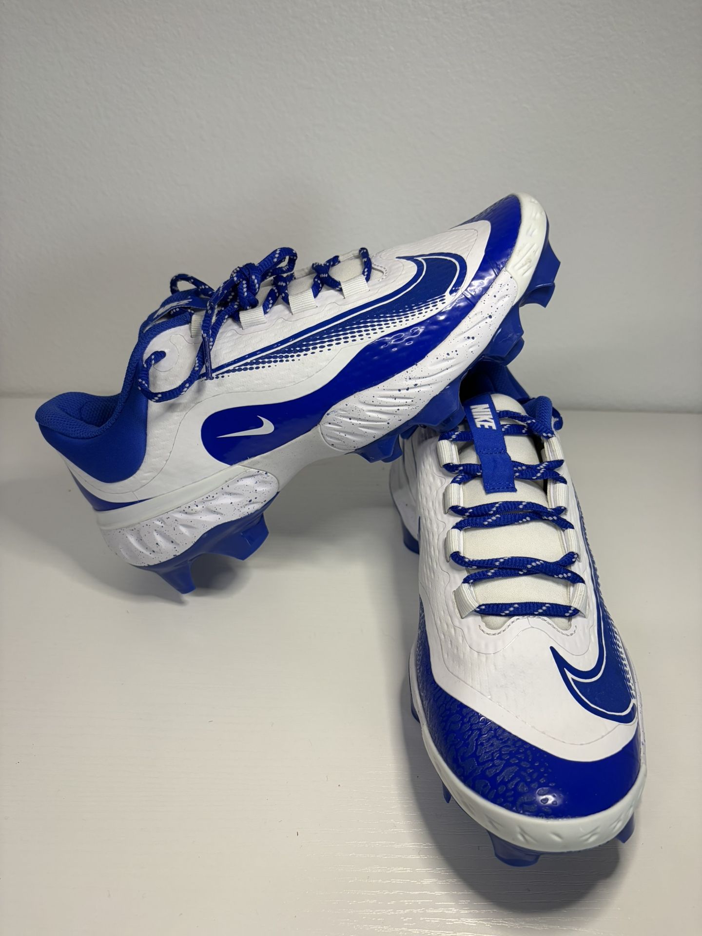 Nike Alpha Huarache Elite 4 Low MCS Blue/White FD6255-106 Mens Size 9 New No Box