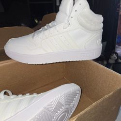 All White Adidas 