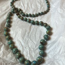 Beautiful Stone Necklace 32 Inch Length