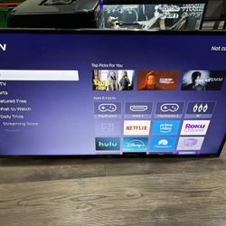 40” Jvc Roku Flat Screen Tv No Remote 