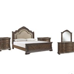 5 piece King bedroom set ($5000 new) (Moving Sale)