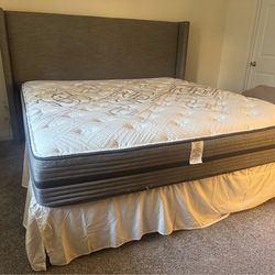 King Bed (includes headboard, mattress, box springs, frame)