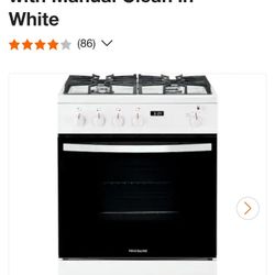 24 in. freestanding gas range by Frigidaire