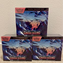 Pokemon TCG Mega Evolutions Chaos Rising ETB Elite Trainer Box Sealed