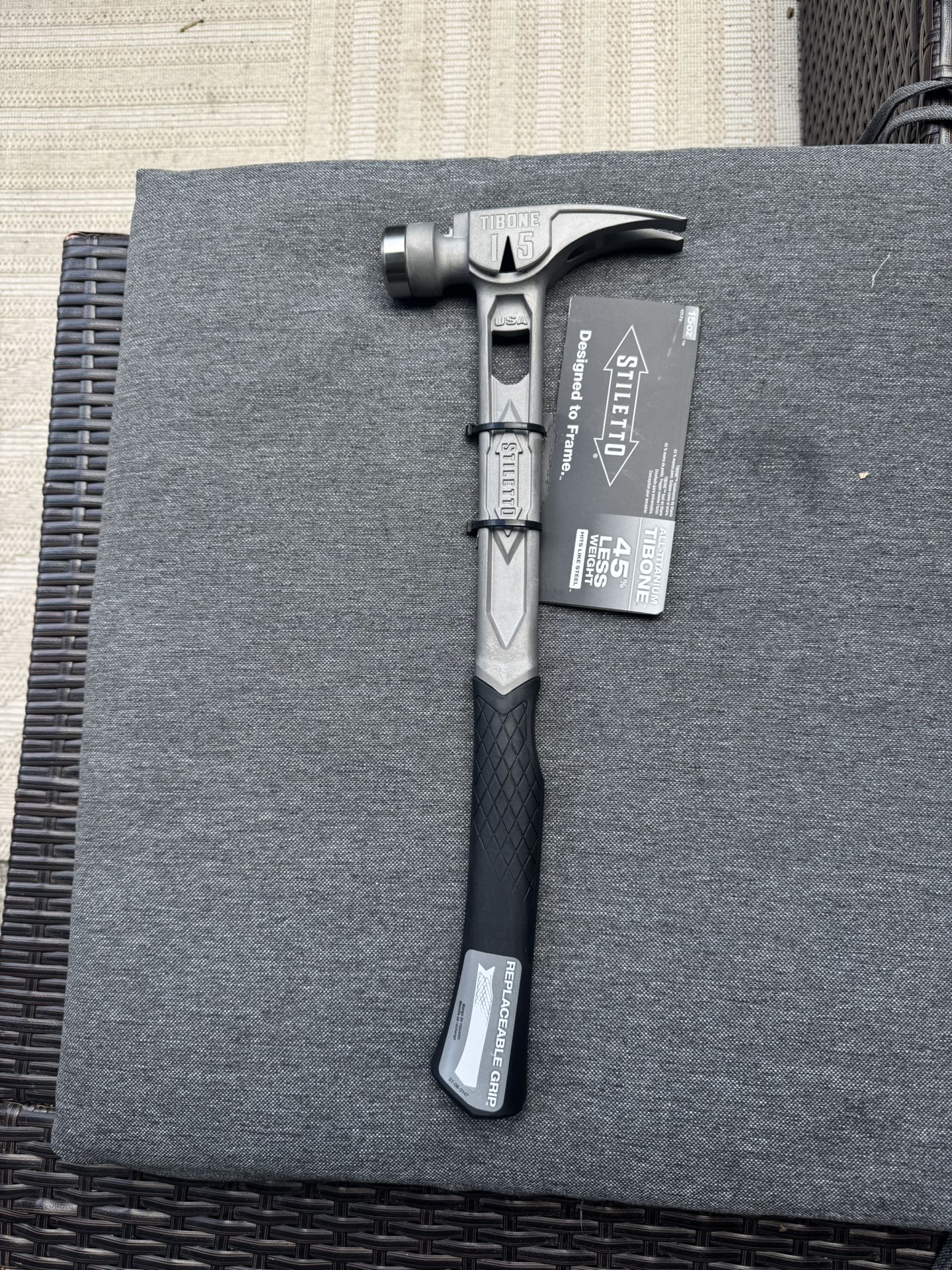 Stiletto TiBone 15 oz. Smooth Face Hammer