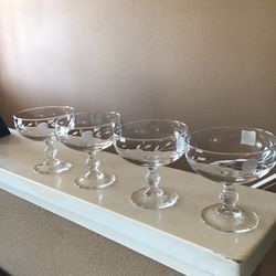 NEW Vintage Princess House Coupe Champagne Dessert Glassware (France)