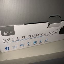 New In Box 29” Bluetooth Wireless SOUNDBAR With Remote