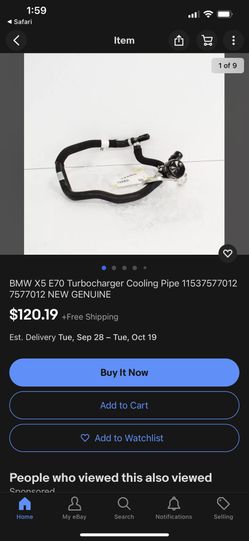 BMW Turbo Coolant Hose/pipe