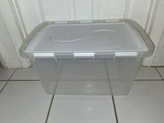 Sterilite flip top storage/moving container $5 FIRM