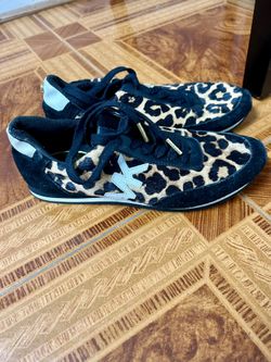 Michael Kors Animal Print Sneakers Size 7.5 Medium 