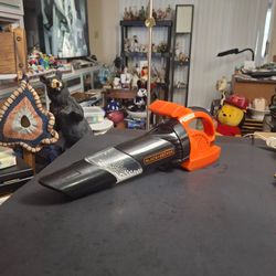 Black & Decker Jr Toy Leaf Blower, Realistic Pretend Play Outdoor Tool Designed For Toddlers, Built In Motor Blows Styrofoam 2 AA Batteries Included 1