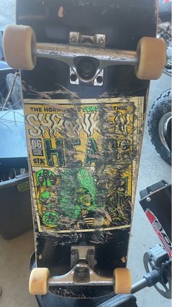 Shrunken head skateboard