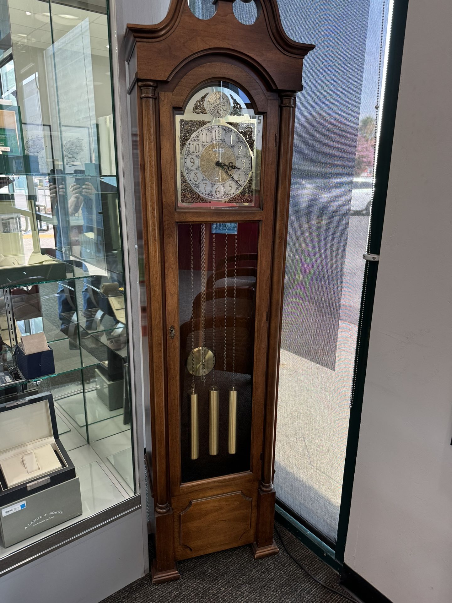 1977 Howard Miller Grandfather Clock Triple Chime