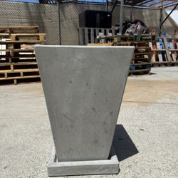 Taper Cement Planter with base 🪴