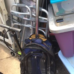 Nice large heavy duty backpack on wheels with handle only $25 firm