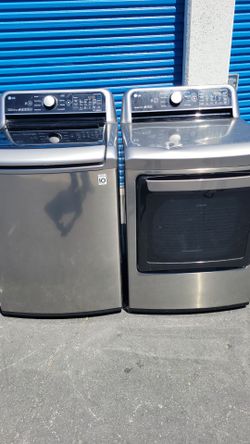 LG HE WASHER ELECTRIC DRYER SET WORKS GREAT CAN DELIVER VACAVILLE FAIRFIELD OR ANYWHERE