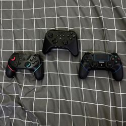 ps4, nintendo, and amazon controllers 