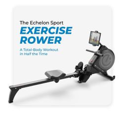 Echelon Row Sport Rower 🚣♂️ Foldable, 32 Levels, Bluetooth