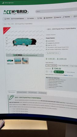 Ct200h hybrid battery full replacement unit
