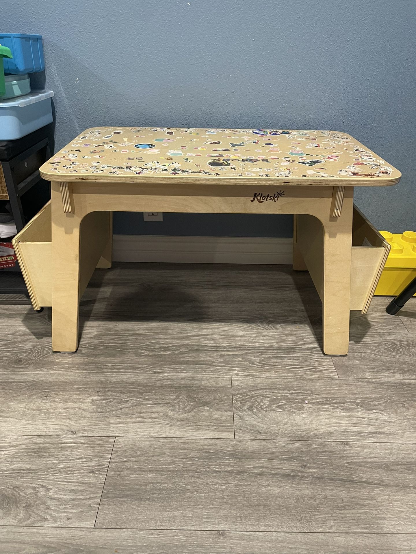 Wood Kids Desk