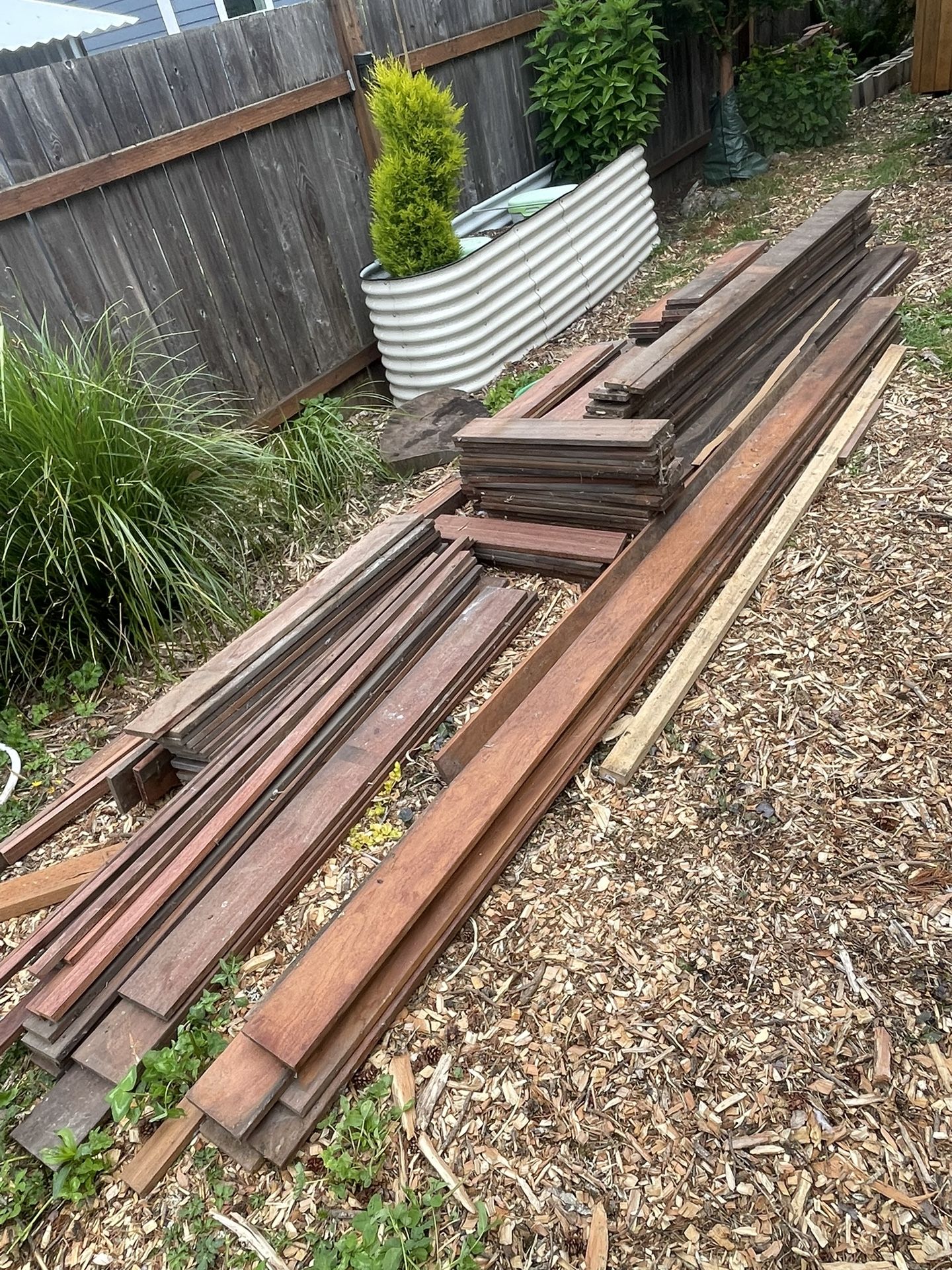 Reclaimed Cumaru Brazilian Hardwood 500 Linear Feet