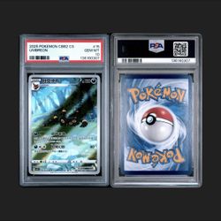 Pokemon Gem Pack Volume 2 Chinese Umbreon Art Rare AR 0615/15 PSA 10 SLAB FS/FT