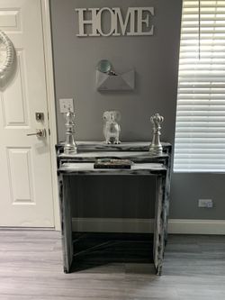 Nesting Console Sofa Entryway Accent Table | Wood | Rustic | Farmhouse | Vintage | Handmade