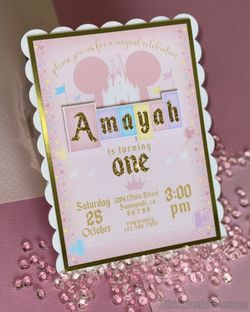 Disneyland Party Invitations