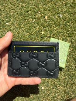($40) Black Gucci Card Holder w/box