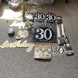 30th Birthday Decorations