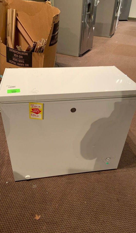 GE CHEST FREEZER sale today FCM7SKWW 🌟