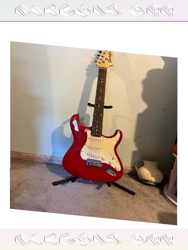 year force Electric Guitar Rock Hard with Superior Sound Technology