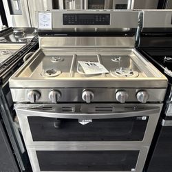 Samsung Double Oven Gas Range In Stainless Steel 🍂