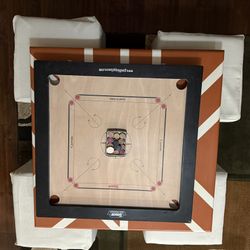 Carrom Board + Table With Storage Stools – Great Deal!