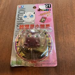 POKEMON TOMY JIGGLYPUFF FIGURE POCKET MONSTERS #21 NEW SEALED U.S.