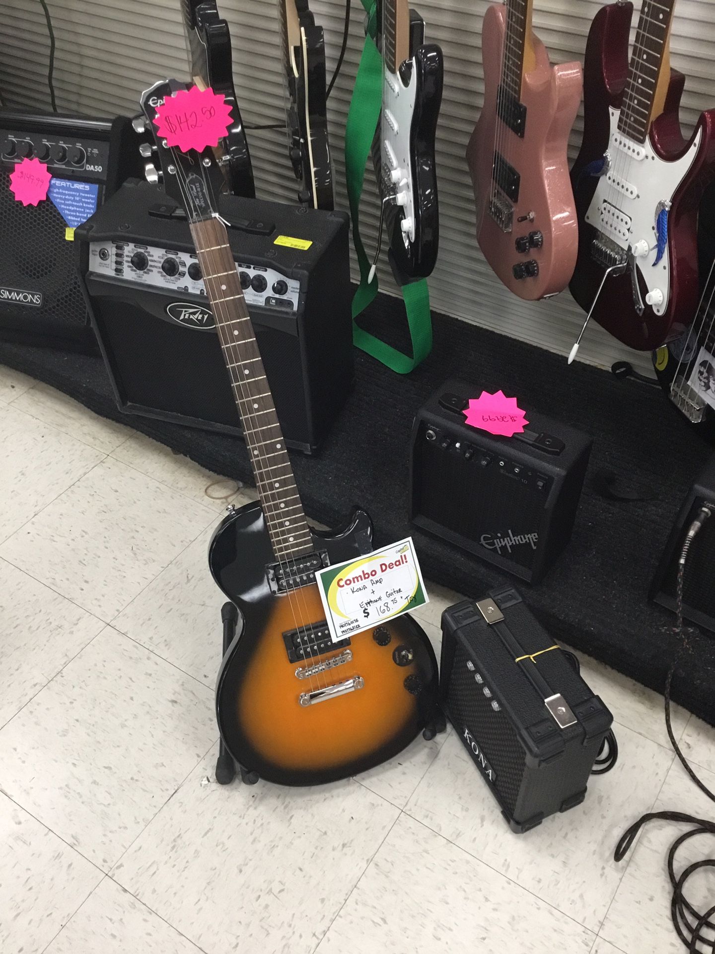 Kona amp and guitar “combo deal”