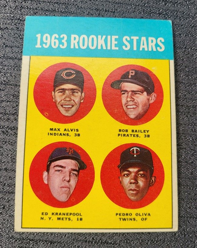 1963 Topps Tony Oliva #228 Baseball Card HOF ROOKIE Minnesota Twins 