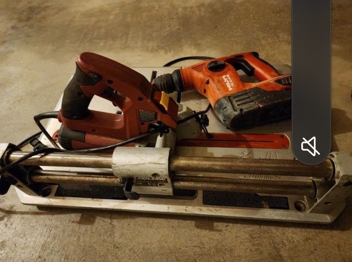 Hilti Hammer Drill And Skil Flooring Saw