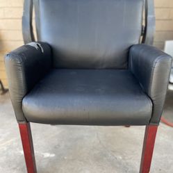 Black Leather Chairs