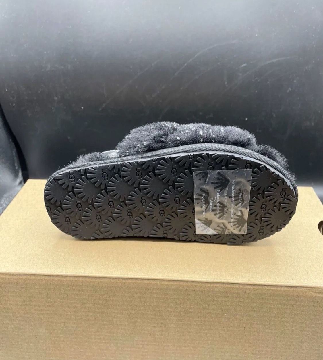 New Toddler Baby Infant UGG Size 6, 7, And12 Slide Slipper Black